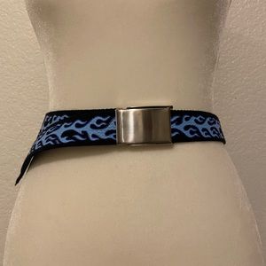 cyberspace shop blue flame belt